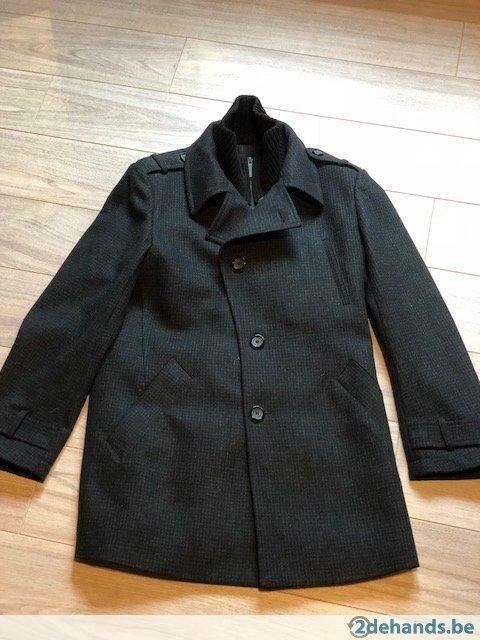 Geklede heren winterjas Matinique maat S, Kleding | Heren, Jassen | Winter, Zo goed als nieuw, Maat 46 (S) of kleiner, Zwart, Ophalen of Verzenden