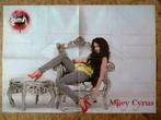 POSTER / AFFICHE - MILEY CYRUS (MAGAZINE GIMIK), Musique, Envoi, A1 jusqu'à A3, Neuf