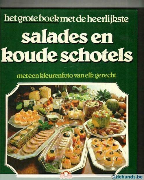 Het grote boek met de heerlijkste salades en koude schotels, Livres, Livres de cuisine, Neuf