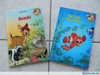 2 Disneyboeken Bambi en Op zoek naar Nemo., Nieuw, 4 jaar