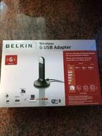 Belkin Wireless G USB Network Adapter, Informatique & Logiciels, Commutateurs réseau, Comme neuf, Enlèvement