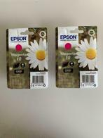 Twee Epson cartridge magenta 18, Cartridge, Epson, Enlèvement, Neuf
