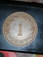 Malta error punt op de 9 1972, Postzegels en Munten, Ophalen of Verzenden, Losse munt