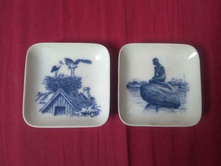 Schaaltjes witblauwe Royal Copenhagen, Antiek en Kunst, Curiosa en Brocante, Ophalen of Verzenden