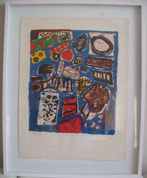 "Dans le ciel méditeranéen" - Guillaume Corneille, Antiek en Kunst, Kunst | Litho's en Zeefdrukken, Ophalen