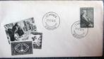 FIRST DAY COVER- SCHRIJVERS-DICHTERS-EMILE VERHAEREN- BELGIË, Postzegels en Munten, Ophalen of Verzenden, Gestempeld, Overige thema's