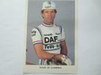 wielerkaart 1982 team daf  roger de vlaeminck, Verzamelen, Zo goed als nieuw, Verzenden