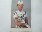 wielerkaart 1982 team daf  roger de vlaeminck, Verzamelen, Verzenden, Zo goed als nieuw