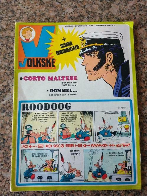 vintage weekblad het Volkske - Kuifje - Ohee, Livres, BD, Utilisé, Plusieurs BD, Enlèvement