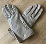 Paire de gants en cuir (taille L) couleur taupe clair