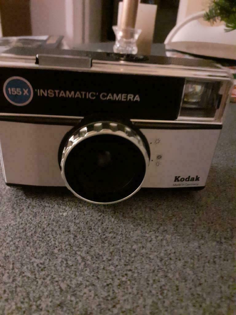 Kodak 155X instamatic camera en tas, Verzenden, Gebruikt, Kodak