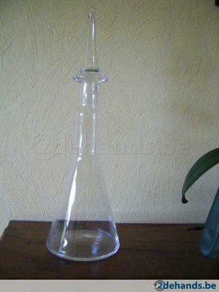 glazen fles voor drank H. 43 cm nu € 5, Enlèvement