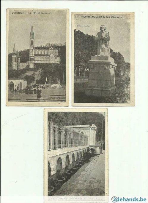 Cartes postales anciennes Lourdes - 17 pièces, Collections, Cartes postales | Étranger, Non affranchie, France, 1940 à 1960, Enlèvement ou Envoi