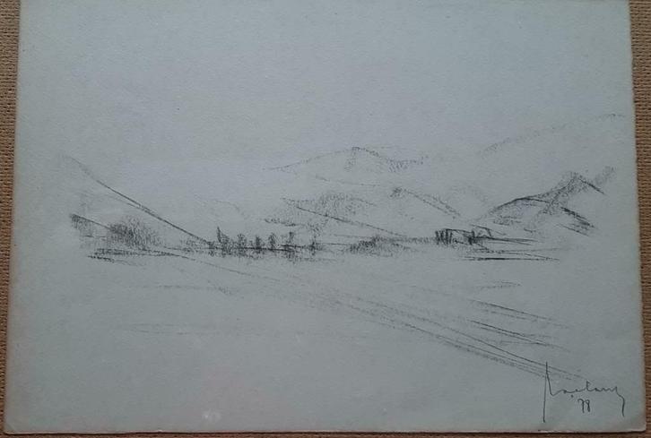 Karel Roelants - zonder titel, Antiek en Kunst, Kunst | Schilderijen | Klassiek, Ophalen of Verzenden