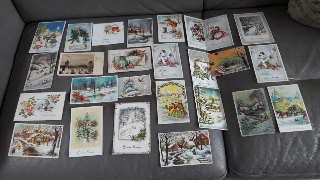 CP anciennes nouvel an, Enlèvement ou Envoi, Affranchie, (Jour de) Fête