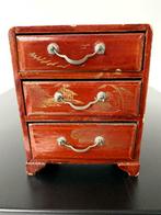 Vintage Aziatisch Juwelenkist jaren 50 - 60, Antiek en Kunst, Curiosa en Brocante, Ophalen of Verzenden