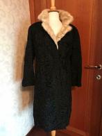 Zwarte lange pelsen jas, Kleding | Dames, Ophalen of Verzenden, Zwart