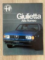 Brochure pliante Alfa Romeo Giulietta, Livres, Comme neuf, Alfa Romeo, Enlèvement ou Envoi