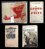 [Luchtvaart] 4 boeken c. 1928-50 o.a. Notre Tour de la Terre, Ophalen of Verzenden