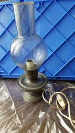 Lampe en étain NUvApeltro Rein-Zinn et son tube en verre, Antiquités & Art, Antiquités | Étain, Enlèvement ou Envoi