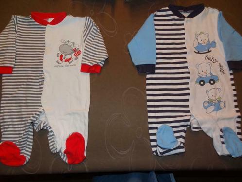 Pakketje 2 leuke lichte pyama's (maat 62-68), Kinderen en Baby's, Babykleding | Maat 62, Gebruikt, Jongetje of Meisje, Nacht- of Onderkleding