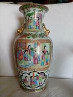 Vase  Canton Chinois en  porcelaine 1880s  fin 19eme  (38cm), Enlèvement