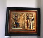 Schilderij églomisé scene van het oude Egypte (Nefertiti)110, Antiek en Kunst, Kunst | Tekeningen en Fotografie, Ophalen