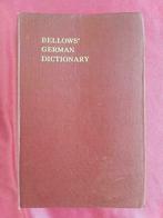 Bellows' Duits woordenboek Engels-Duits woordenboek, Boeken, Studieboeken en Cursussen, Gelezen, Ophalen of Verzenden, Bellows