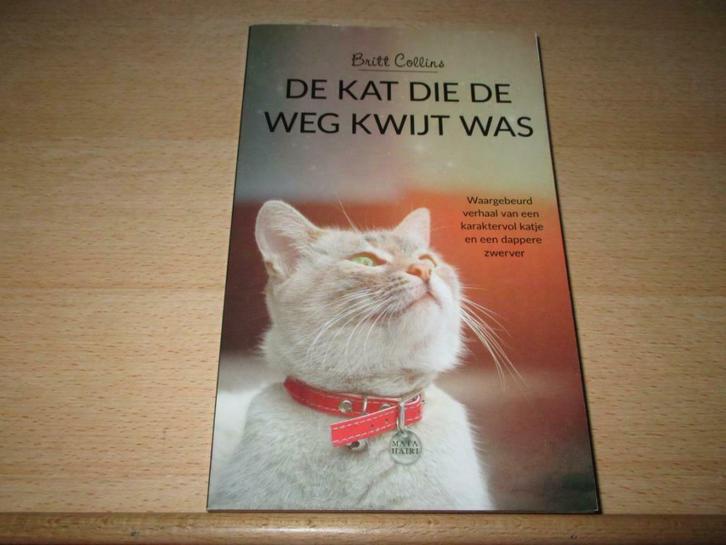De kat die de weg kwijt was – Brit Collins (waargebeurd), Boeken, Literatuur, Zo goed als nieuw, België, Ophalen of Verzenden