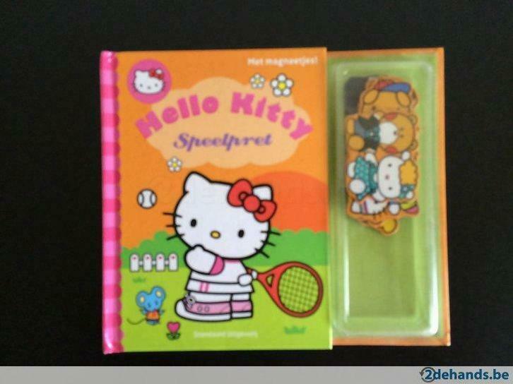 hello Kitty speelpret magneet boek, Boeken, Kinderboeken | Baby's en Peuters, Gelezen, 0 tot 6 maanden, Ophalen of Verzenden