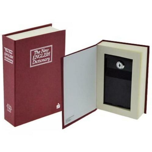 Boekkluis kluis boek medium 19 cm, Maison & Meubles, Extincteurs & Coffres-forts, Neuf, Enlèvement ou Envoi