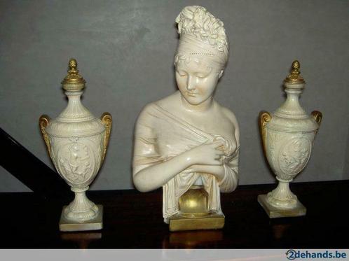 buste de Madame Récamier XVIIIe siècle, Antiquités & Art, Art | Sculptures & Bois, Enlèvement ou Envoi
