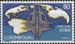 Luxemburg 1999 : NATO: 50e verjaardag - landkaart, Postzegels en Munten, Luxemburg, Verzenden, Postfris
