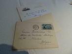 lettre de Cunard Line paquebot Queen Mary, Affranchie, 1940 à 1960, Enlèvement ou Envoi