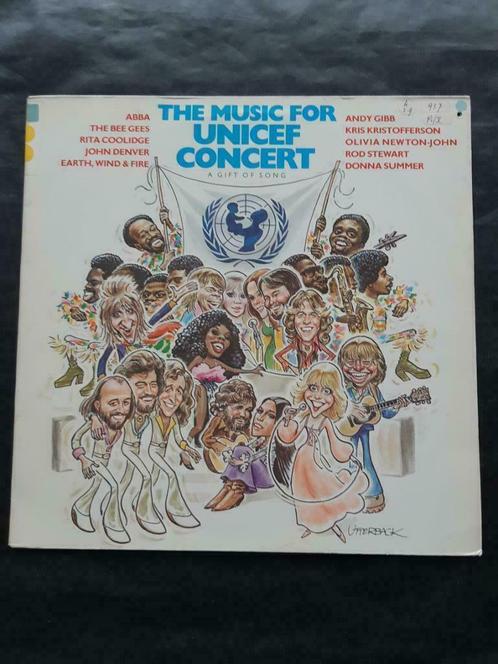 VARIOUS ARTISTS "The Unicef Concert" compilatie LP (1979), Cd's en Dvd's, Vinyl | Pop, Gebruikt, 1960 tot 1980, 12 inch, Verzenden