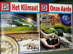 2 boeken ONZE AARDE en HET KLIMAAT, Ophalen, Gelezen