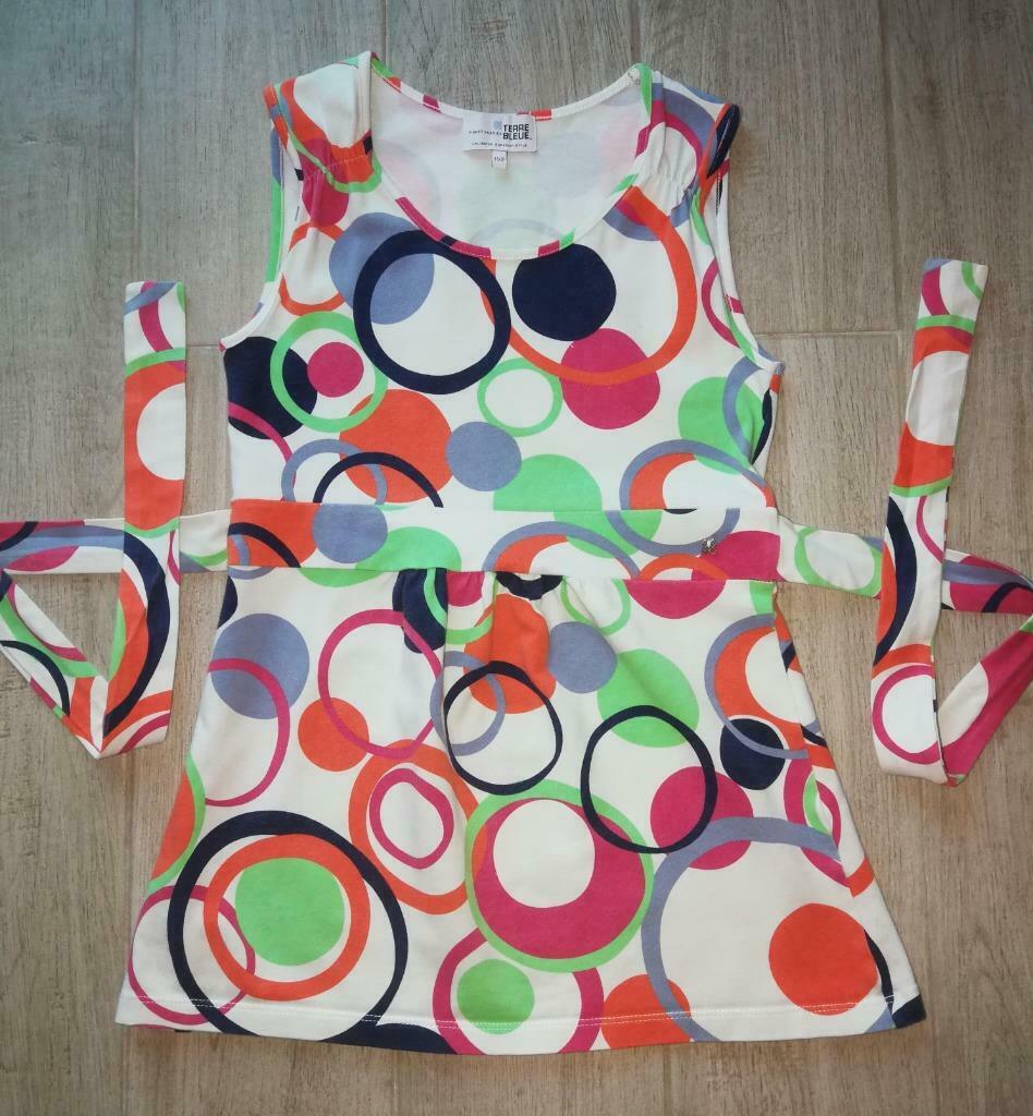 Mooie geklede tuniek - Terre Bleue - maat 152., Terre Bleue, Meisje, Ophalen of Verzenden, Zo goed als nieuw