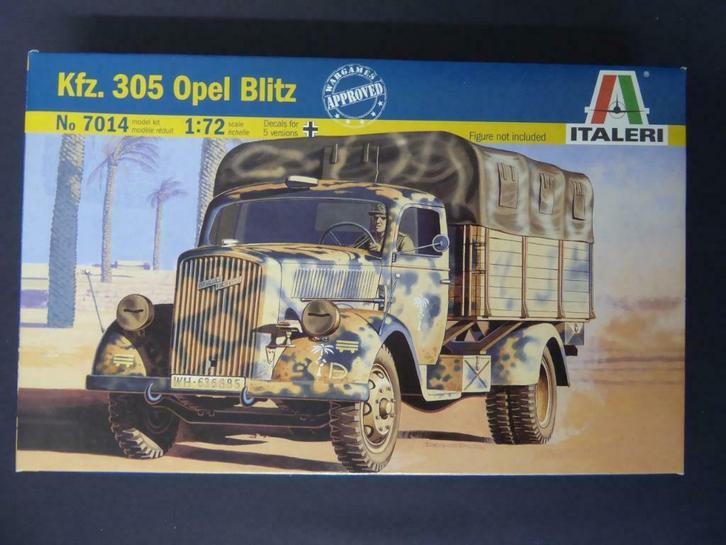 maquette - camion - KFZ. 305 Opel Blitz - n 7014, Hobby en Vrije tijd, Modelbouw | Overige, Nieuw, 1:50 tot 1:144, Ophalen of Verzenden