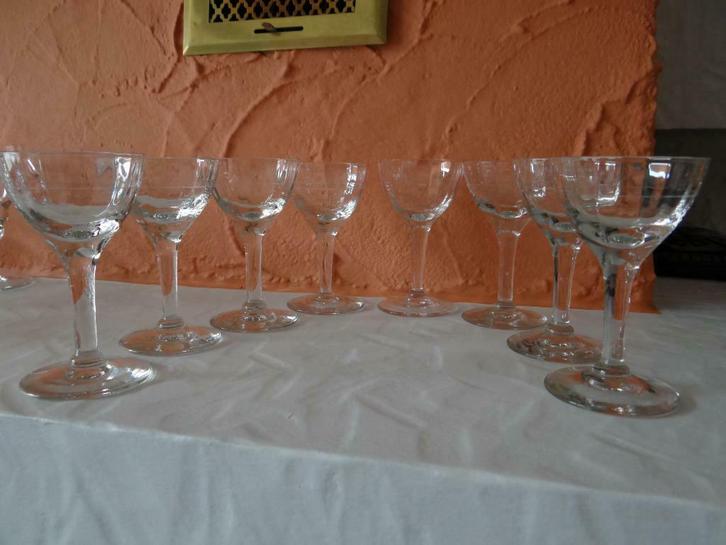 Verres anciens à pied de 1920, Antiquités & Art, Antiquités | Services (vaisselle) pièces, Enlèvement