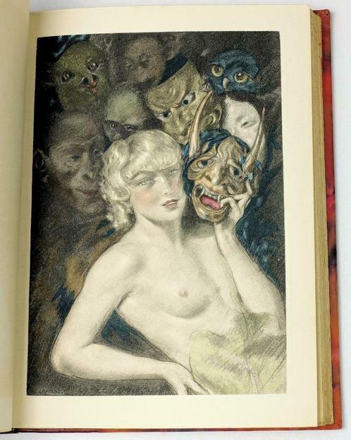 [Chimot ill.] La Tentation de Saint Antoine 1935 Flaubert, Antiquités & Art, Antiquités | Livres & Manuscrits, Enlèvement ou Envoi