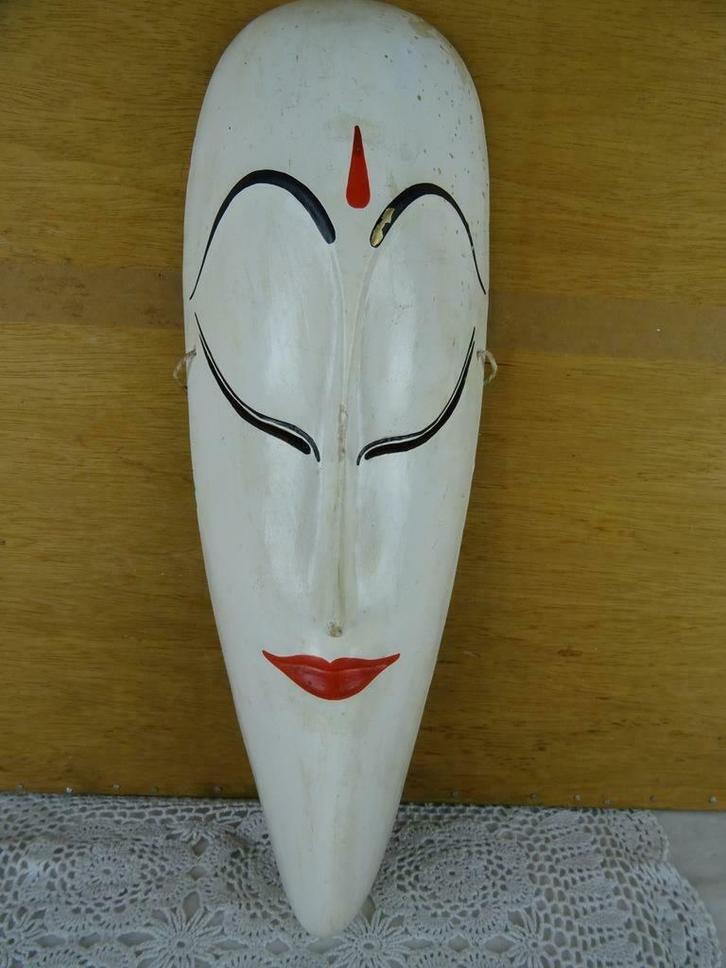 Indonesisch masker I Wayan Muka masker dansmasker Indonesië, Antiek en Kunst, Kunst | Beelden en Houtsnijwerken, Ophalen of Verzenden