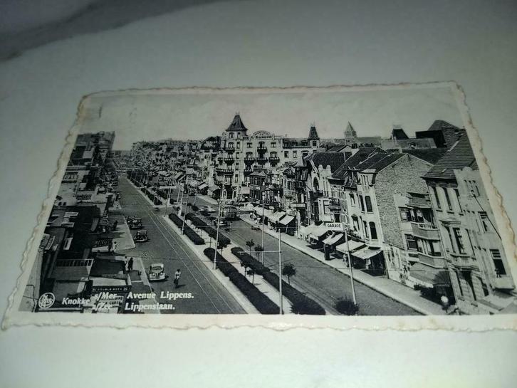 Knokke periode 1930 - avenue Lippens, Collections, Cartes postales | Belgique, Affranchie, Flandre Occidentale, 1920 à 1940, Enlèvement ou Envoi