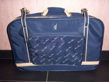 Blauwe valies of weekendtas, Handtassen en Accessoires, Tassen | Reistassen en Weekendtassen, Blauw, Zo goed als nieuw, 60 tot 80 cm