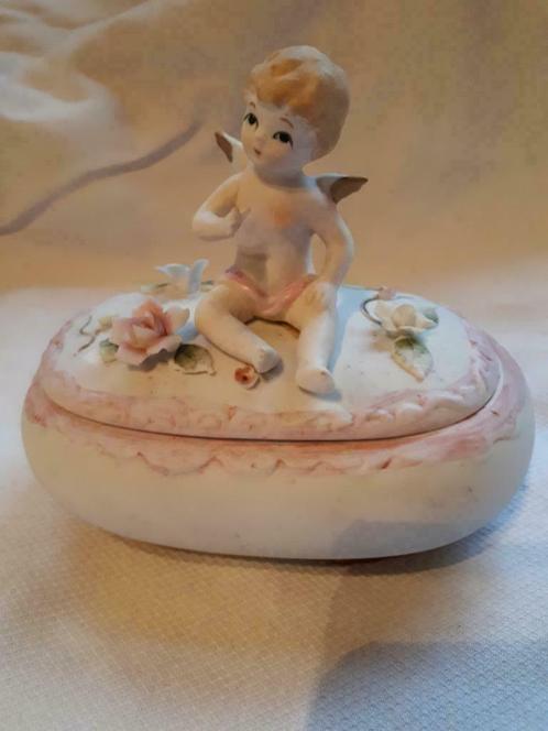 Biscuit Engeltje, Antiek en Kunst, Curiosa en Brocante, Ophalen of Verzenden