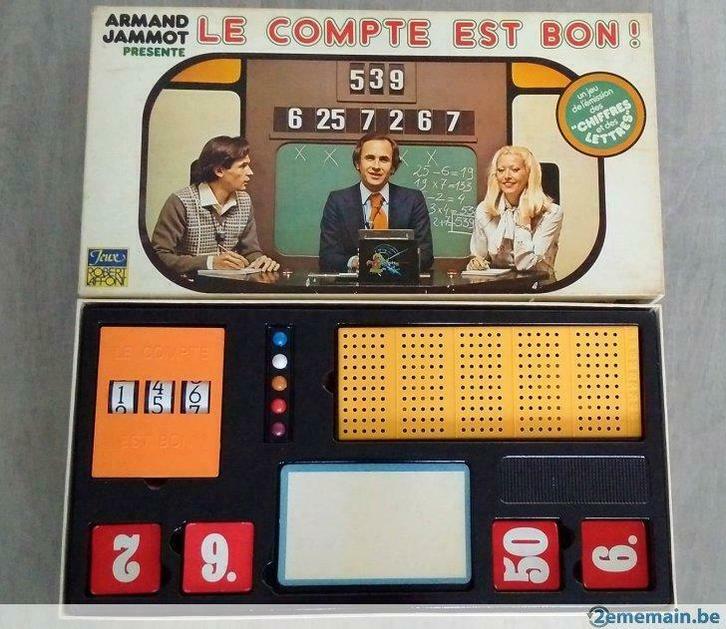 "Le compte est bon", Hobby & Loisirs créatifs, Jeux de société | Autre, Utilisé, Enlèvement