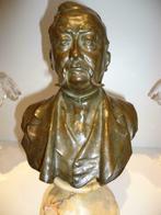 1901 Léon GOBERT fondeur PETERMANN Bxl portrait buste bronze