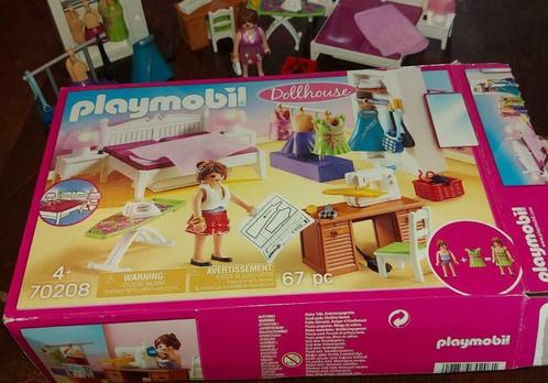 ② Playmobil Dollhouse 70208 Slaapkamer met mode ontwerphoek — Jouets Playmobil — 2ememain