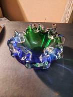 Asbak in glaspasta , prima staat . 20 euro ., Antiek en Kunst, Antiek | Glaswerk en Kristal, Ophalen of Verzenden