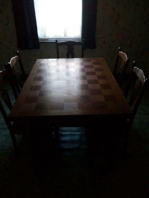 Tafels en stoelen, Maison & Meubles, Tables | Tables à manger, Enlèvement