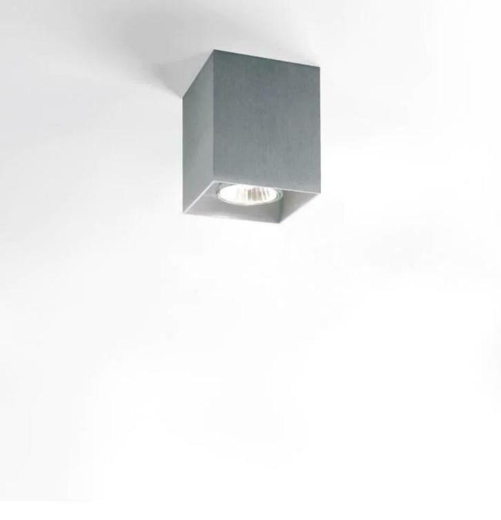 Delta Light Boxy GU10 Led aluminium, Huis en Inrichting, Lampen | Plafondlampen, Nieuw, Overige materialen, Ophalen of Verzenden
